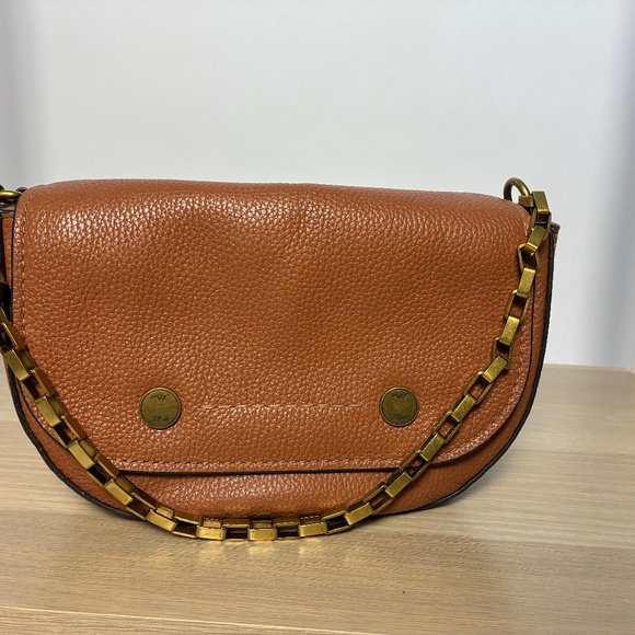 J.Crew Pebbled Leather Saddle Crossbody Bag - Picture 4 of 10